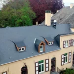 Natuurleien dakwerken voorRoyal Golf Club Belgique