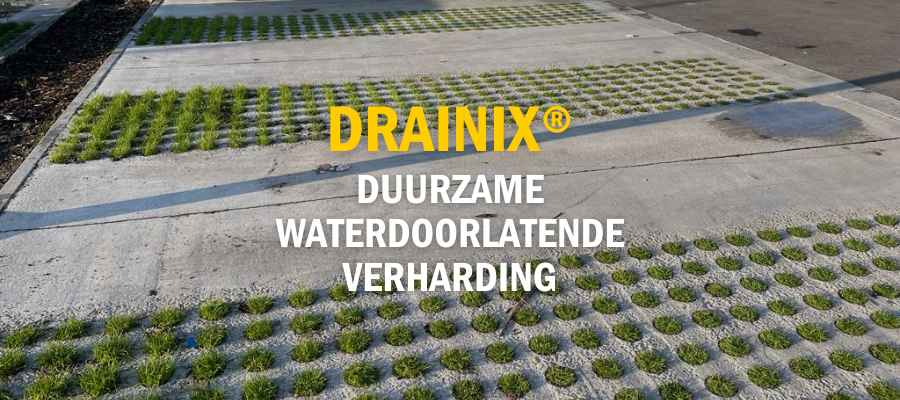 Drainix duurzame waterdoorlatende verharding