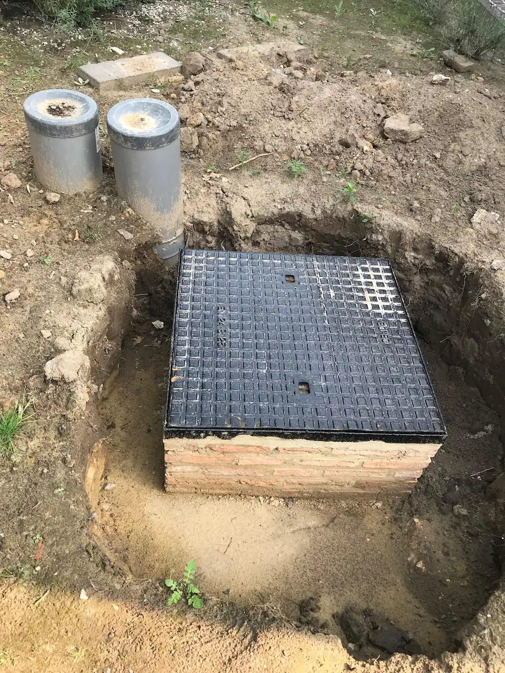 deschacht gietijzeren deksel realisatie