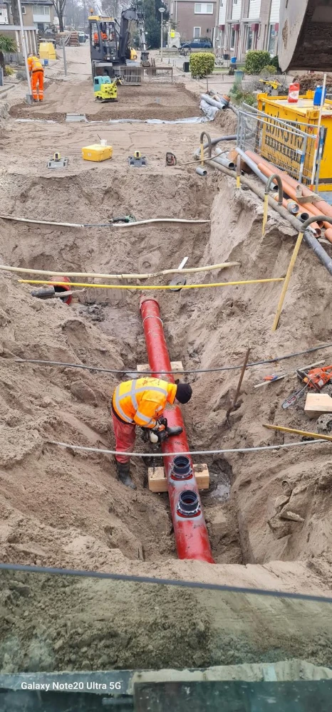 réalisation Deschacht tuyaux en fonte ductile Electrosteel 7