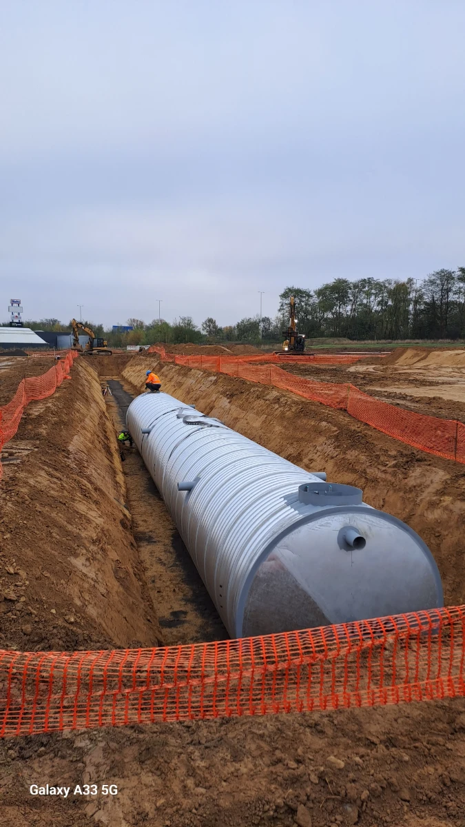 deschacht tubao bufferbekken voor regenwaterbeheer 8