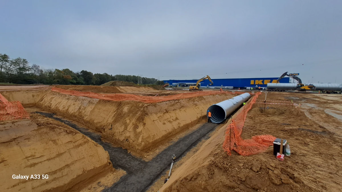 deschacht tubao bufferbekken voor regenwaterbeheer 9